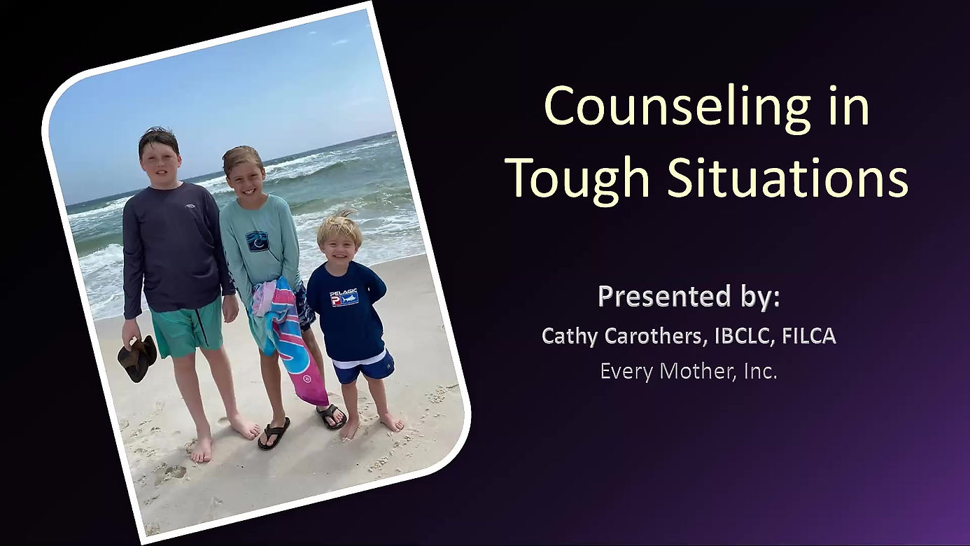 Session #7-Counseling in Tough Situations